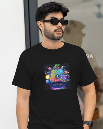 Teelure Men’s Coldplay Music of The Spheres  Graphic Printed T-shirt