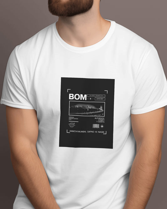 Bombay Theme Printed Premium Cotton T-shirt